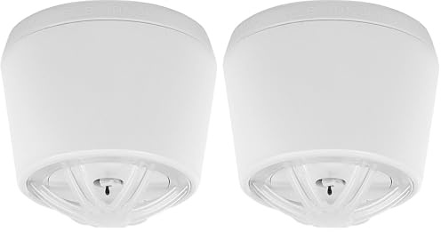 Smartwares RM640K Mini-Hitzemelder für Räume wie Bad/Küche, Durchmesser 50 x 43 mm (Packung mit 2)