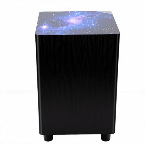 Cuifati Passive Subwoofer, 6.5 Inch Deep Bass Driver, Home Theater Subwoofer with Ground Gain Technology, Shockproof MDF Cabinet, for Home Theater TV Speakers Movie Music