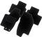 AUTO-STYLE Autoteppiche kompatibel mit Toyota Yaris 3/5 türig 2006-2011, Schwarz