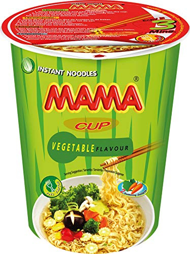 MAMA - Instant Cup Nudeln Gemüse, 16er pack (16 X 70 GR)