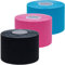 ZiATEC Pro Kinesiologie Tape - Physio-Tape, Farbe:1x blau / 1x pink / 1x schwarz