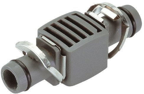 Gardena Micro-Drip-System Verbinder 13 mm (1/2 Zoll): Der Kunststoff-Rohrverbinder zur Verlängerung des Micro-Drip-System Verlegerohrs (8356-20)
