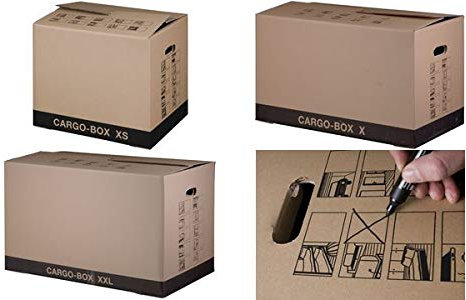 smartboxpro Umzugskarton ´CARGOBOX XXL´, braun 222105210