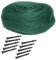 Windhager Laubschutznetz, Abdecknetz, Gartenschutz, zum Schutz von Teichen und Wasserbehältern, inkl. 10 Netzhaltern, grün, 4 x 3 m, 06056