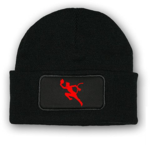 Copytec Mütze/Beenie - Teufel UBoot Devil Luzifer Marine Wappen Abzeichen Unterwasserboot - #10364 m
