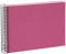 goldbuch Spiralalbum Bella Vista, Erinnerungsalbum aus Leinen mit Spiralbindung, Fotoalbum mit 40 weiße Seiten, Fotobuch zum Einkleben, Foto Album, fuchsia, ca. 24 x 17 x 2,8 cm
