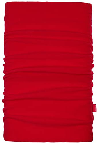 maximo Microfleece Kinder Schlauchschal Kinderschal Schal Fleeceschal Rundschal (One Size - rot)