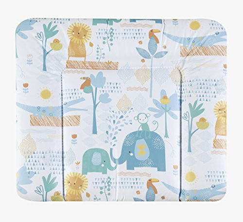 Schardt - Wickelauflage Pelikan 84x74cm - Pflegeleichte Wickelunterlage mit Abwischbarer Folie - Auflage für Babys mit Extra Weicher Polsterung - Aus 100% Polyestervlies