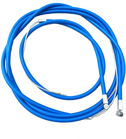 eRadius Blue Complete Front & Rear Inner Outer Wire Brake Cable Set with Barrel Cap Bike Bicycle | Blue