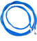 eRadius Blue Complete Front & Rear Inner Outer Wire Brake Cable Set with Barrel Cap Bike Bicycle | Blue