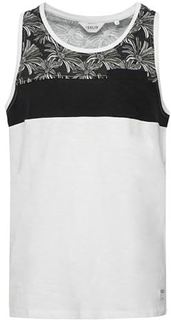 !Solid Flo Herren Tank-Top Mit Rundhalsausschnitt Aus 100% Baumwolle Regular Fit, Größe:XXL, Farbe:Black (9000)