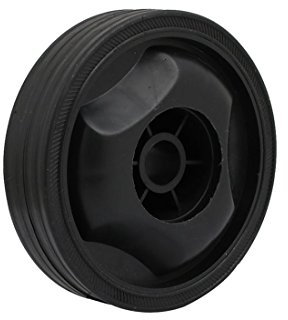 sourcing map Luft Kompressor Ersatzteil Rad Rollen 115mm Außen-Dia 16,5mm Inner Dia Schwarz DE de