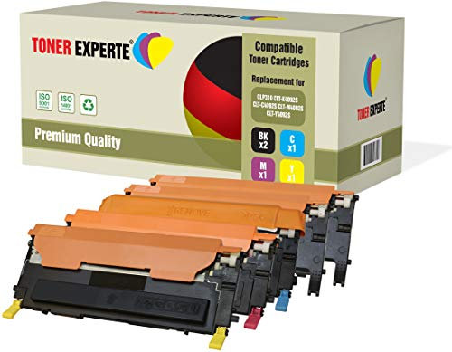 TONER EXPERTE® 5 Premium Toner kompatibel für Samsung CLP-310, CLP-310N, CLP-315, CLP-315W, CLX-3170, CLX-3170FN, CLX-3170FW, CLX-3175, CLX-3175FN, CLX-3175FW, CLX-3175N