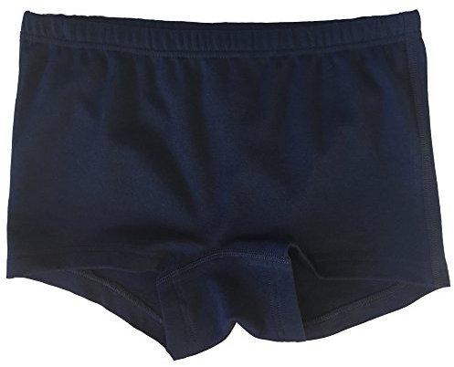 HERMKO 2710 4er Pack Mädchen Pant Panty aus 100% Bio-Baumwolle, Farbe:Marine, Größe:98