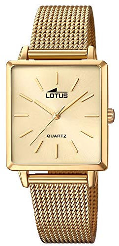 Lotus Uhr Für Damen 18719/2 Trendy Gold Edelstahl Case GoldEdelstahl Band