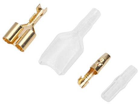 Jadeshay Bornes de Fil électrique, 20 Set 1 à 2 bornes à sertir pour Balle Femelle/mâle Outil de Connexion de Fil électrique avec Manchon