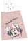 Herding Disney´s Minnie Mouse Bettwäsche-Set, Kopfkissenbezug 80 x 80 cm, Bettbezug 135 x 200 cm, Mit leichtläufigem Reißverschluss, 100% Baumwolle/Renforcé, Rosa/ Weiß