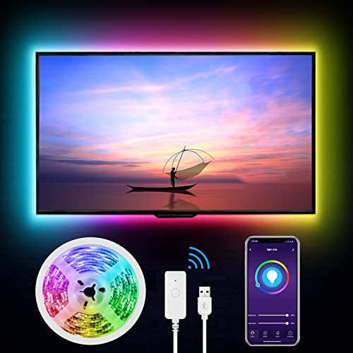 GHome Smart Tira LED,Luces LED Habitación,Funciona con Alexa/Google Home,Control de App 280CM,16 Millones Colores,Pulsando al Ritmo de la Frecuencia Musical,Apto para TV y Fiestas