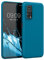 kwmobile Hülle kompatibel mit Xiaomi Mi 10T / Mi 10T Pro Hülle - weiches TPU Silikon Case - Cover geeignet für kabelloses Laden - Karibikblau
