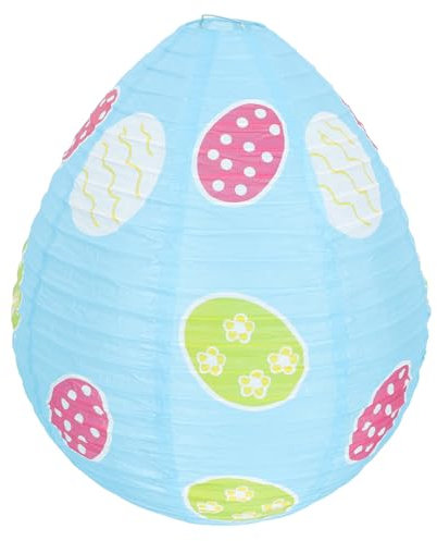 Lurrose Osterlaterne Hasenlaterne Frühlings-Hängedekoration Hochzeit Hängelaterne Osterei-Laterne Party-Laterne Osterei Papierlaternen Japanische Deko Eier Eierlampe