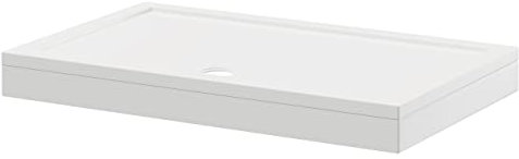 Wholesale Domestic Pearlstone 1300mm x 800mm x 40mm Rectangular Shower Tray and Plinth