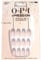 OPI xPRESS/ON I Want It, I Got It | Faux ongles press-on argent pailleté, longs, forme amande, french manucure | Avec colle pour ongles | Longue tenue, réutilisables, respectueux des ongles.