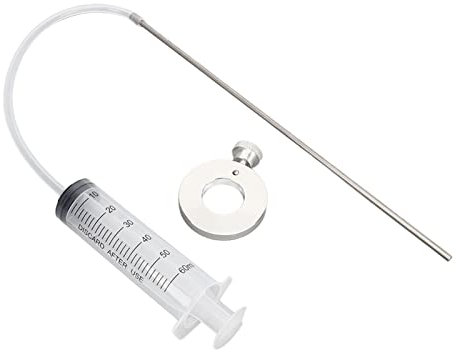 Fork Oil Level Tool, Motorcycle Suspension Gauge with Precision Adjustment, 60ml Syringe, Adjustable Ring Design for Motorcycle Mechanics and Enthusiasts, At Home or Shop Use