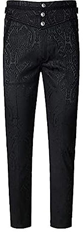 Sunnyuk Freizeithose Herren Mittelalter Lang Vintage Wikinger Kelten Hose Piratenhose Retro Mittelalter Kleidung Hosen Renaissance Kolonial Hose Cosplay Kostüm Zurück Schnürshorts Gothic Hose Herren