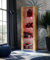Komodee Vitrine Schrank Tivoli, Wotan/Wotan, Breite 55cm x Höhe 159cm x Tiefe 35cm, LED RGB, 3 Regalböden, für Wohnzimmer, Schlafzimmer, Eingang