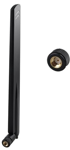Futheda Antena WiFi 6E Doble Banda 2.4GHz 5GHz 5.8GHz 15dBi Antena MIMO con RP-SMA Macho Conector para Enrutador WiFi Inalámbrico Adaptador Tarjeta de Red Cámara de Eeguridad
