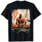 RTUZ Monk Yin und Yang Buddha Shaolin Buddhistischer Mönch Yin & Yang Meditation Buddha Shaolin T-Shirt