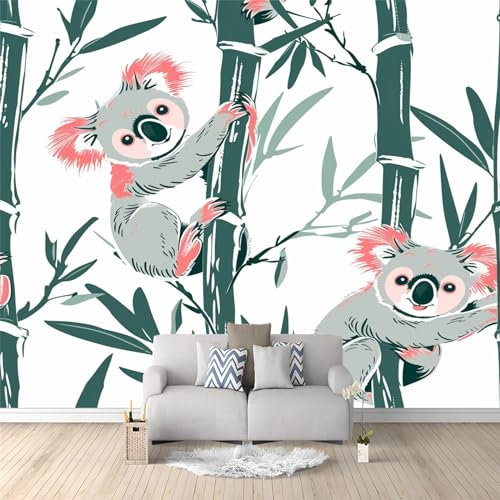 Papier Peint Panoramique Koala, 150 x 105 cm Papier Peint Intissé Personnalisé Photo Murale pour Salon Chambre d'enfants restaurant Appartement Décoration Murale