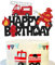 Fireman Cupcake Toppers, 1 Stück Fireman Geburtstag Kuchen Dekoration, Feuerwehrmann Kuchen Dekoration, Tortendekoration Feuerwehrmann, Kuchendekorationen für Geburtstag Party