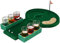 CFDZCP Trinkspiel-Weinregal-Set, Golf-Freizeitspiele, Trinkrequisiten, Kreatives Tischgolfspiel, Mit 6 Bedruckten Weingläsern