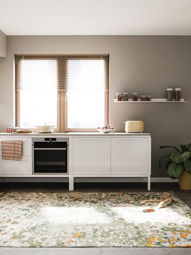 benuta Nest Vintage Teppich Casa - Mehrfarbig 140x200 cm - Teppich für Wohnzimmer, Schlafzimmer und Flur - Pflegeleicht - Fußbodenheizung Geeignet