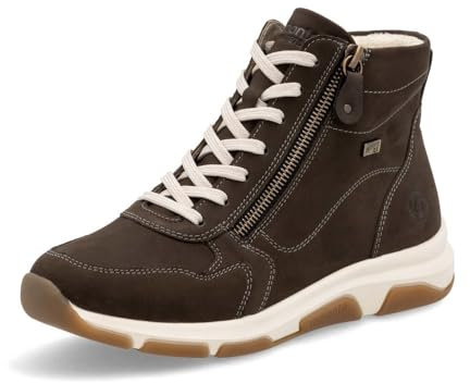 Remonte Damen High-Top Sneaker D1S71, Frauen Halbschuhe,lose Einlage,wasserabweisend,remonteTEX,straßenschuhe,Strassenschuhe,grau (45),45 EU