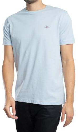 GANT Herren REG Shield SS T-Shirt, Fresh Blue, S