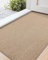 COLOR&GEOMETRY Fussmatte Innen 92 x 152 cm, Schmutzfangmatte Groß Innen Außen Fussmatten Haustür Waschbar Schnelltrocknend, Fußmatte Dünn Türmatte Fußabtreter Eingangsteppich rutschfest, Beige