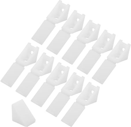 KITANDOVE Schubladenkeil Reparaturset Schubladenbodenstütze Schrankbodenhalterung Durchhängende Schubladenkeile Schubladenbodenhalterungen Eckstrebe