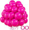 50 Stück Luftballons Rosa Ballons 12 Zoll Latexballon Heißes Rosa Partyballon Geburtstag Dekoration Supplies Neujahrsdekoration