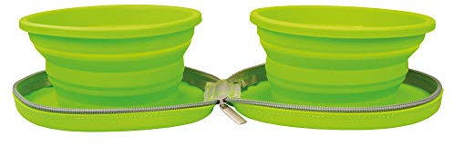 Rosewood Double Gamelle Jumelée Pliable pour Chiens
