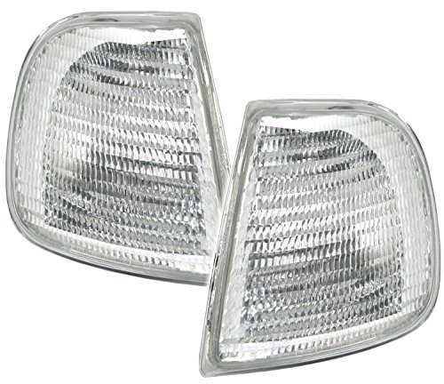 Depo Frontblinker Set links + rechts in Weiß Blinker