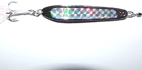 FFT® 65g SILVER HEAD SPINNER LURE MACKEREL BASS COD BOAT KAYAK SEA FISHING…