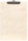 Bütic Holz Klemmbrett Standardform Clipboard A4 aus 3 mm Birkensperrholz und mit widerstandsfähigem Klarlack versiegelt, Farbe:Natur