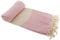Stefano Ferrante ELMAS Hamamtuch Saunatuch Pestemal Fouta Strandtuch Badetuch Handtuch Baumwolle Backpacker 100x180 cm (Rosa)