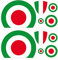 Adesivi Stickers VESPA kit PIAGGIO VESPA BANDIERE ITALIA VINILE hd ET2 ET4 PX