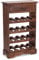 Design Delights CANTINETTA Cortez- 85 x 55 x 23 cm (A x L x P), in Legno Massiccio, Colore Marrone Chiaro, mensola da Vino