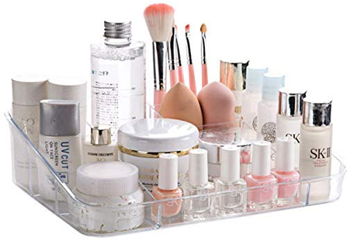 Aiaoo Organizer-Tablett – Make-up-Organizer – Kosmetik Desktop Display Koffer, Büro Schreibwaren Aufbewahrung Halter Make-up Box Einheiten für Badezimmer Schubladen, Waschtische....