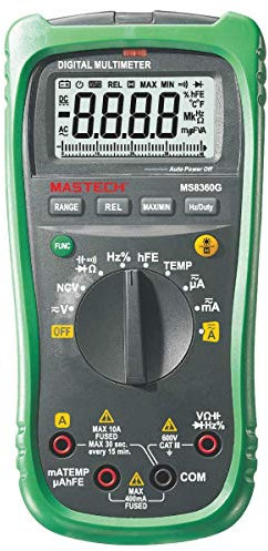 MS8360G Mastech Original Digital Multimeter 4000 Counts NCV Temperatur Auto Range