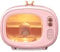 Ultrasonic Cool Mist Animal Humidifiers, LED Nightlights, Superbcco Mini Cute USB Humidifier, 6H Top Re-filling Ultrasonic, 30dB Whisper-Quiet, 400ML, 800mAh Wireless, USB Charging for Bedroom (Pink)